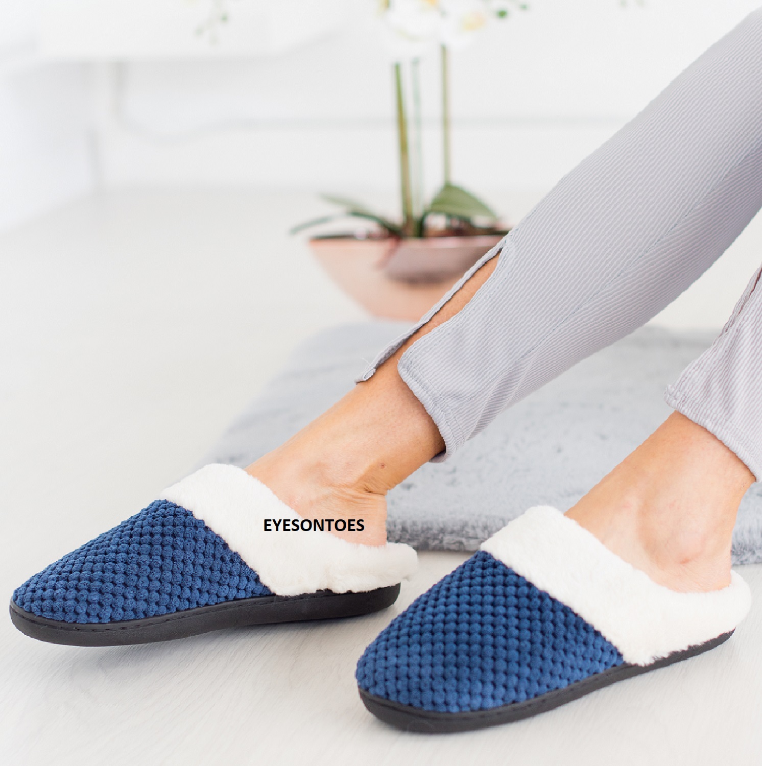 LADIES WOMENS WARM FAUX FUR LINED COMFY HARD SOLE OUTDOOR SLIPPERS SHOES SIZE eBay